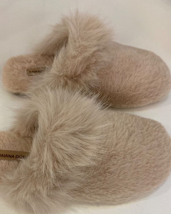 Pantufa Fechada Nude
