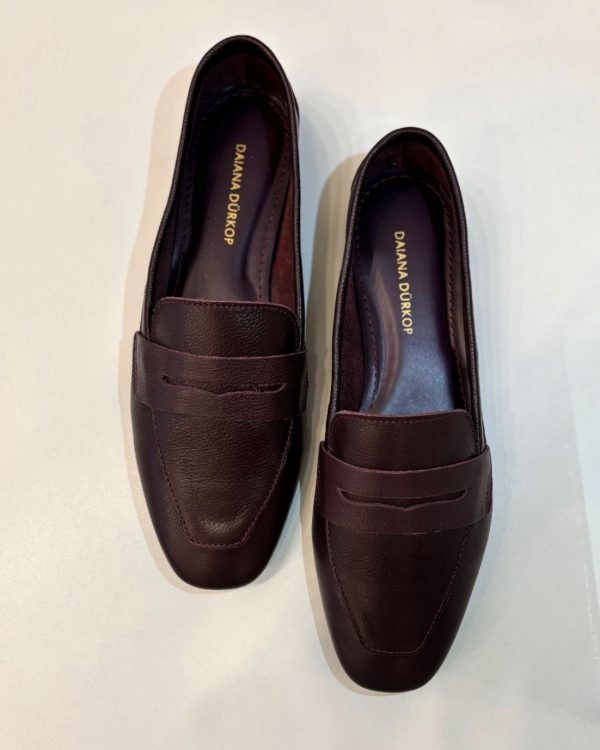 Mocassim Couro Açaí