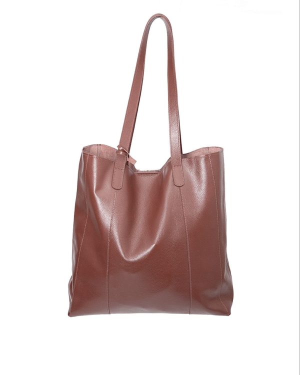 Bolsa Luxe Couro Marrom