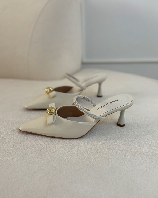 Scarpin Mule OFF White