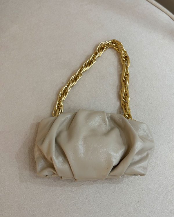 Bolsa Antonela Couro Off White