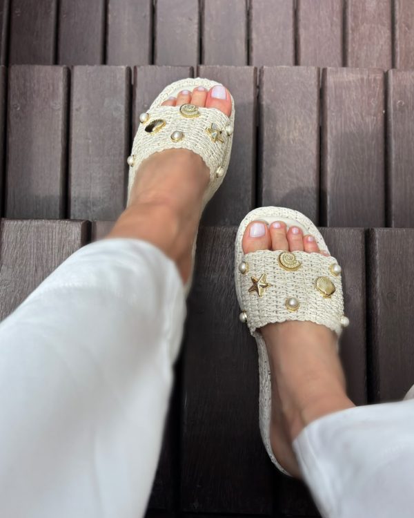 Papete Palha Off White